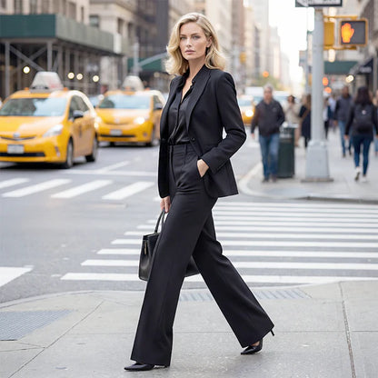 Pantalones de vestir de cintura alta